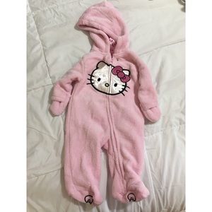 Hello kitty warm onesie